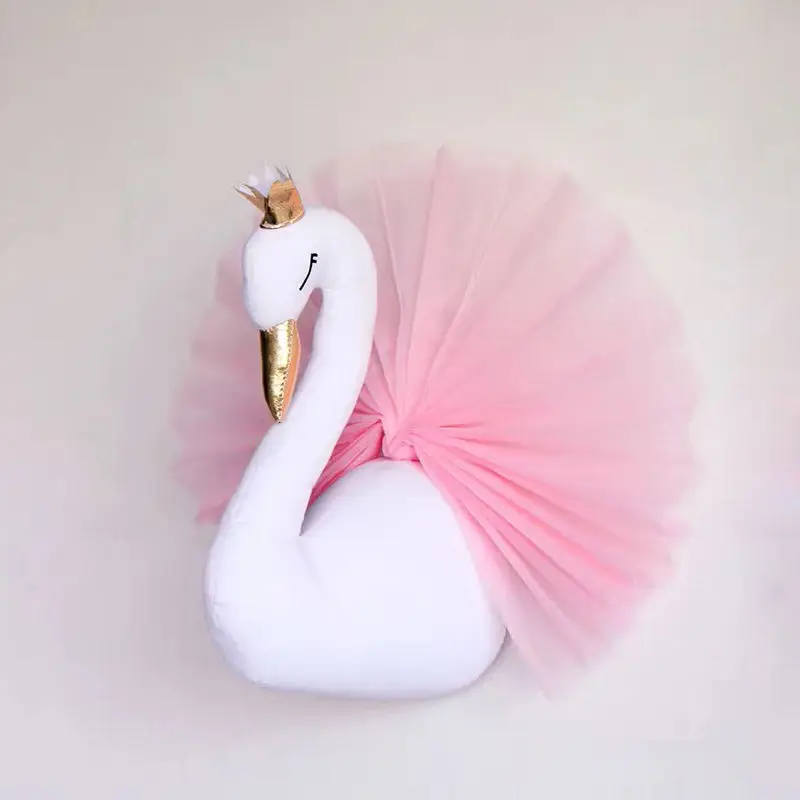 Новинка 3D подвесная Корона Ручной Работы лебедь плюшевая кукла игрушки дети
