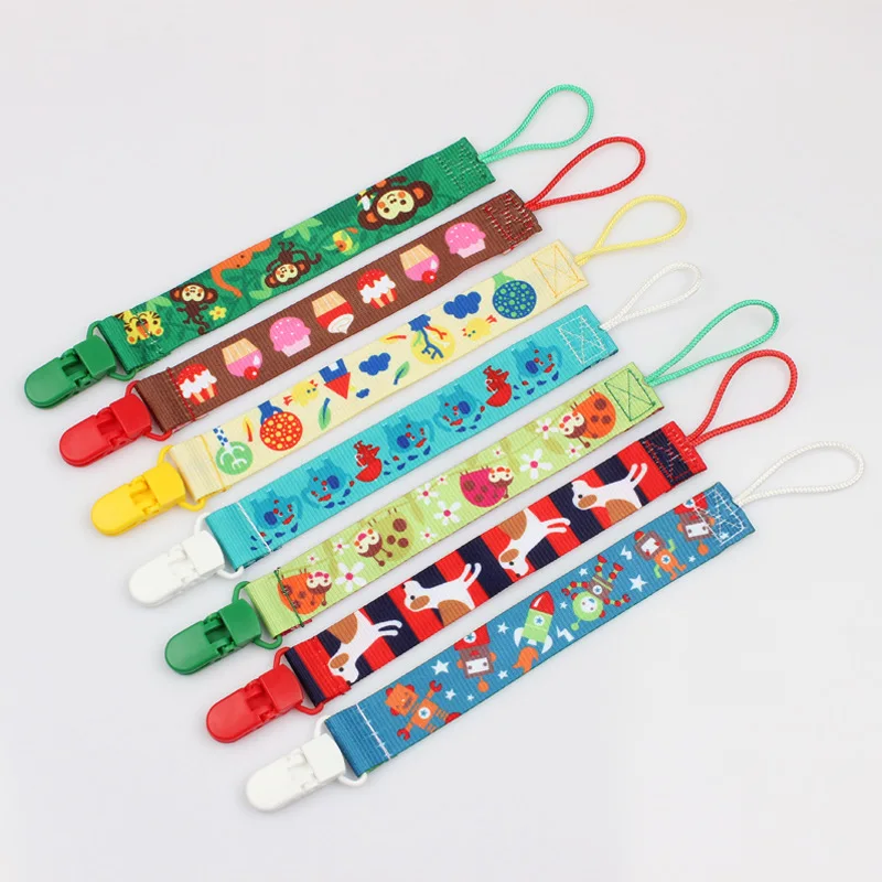 

Baby pacifier chain safety buckle pacifier chain Baby pacifier anti-drop chain pacifier clip teether toy