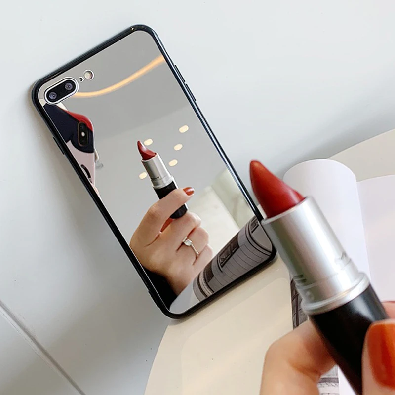 Для чехол для телефона samsung Galaxy A40 Чехол класса люкс из розового золота мягкий чехол из ТПУ с зеркалом 40 30 A50 A70 A20 A10 S8 S9 S10 плюс S10e S7 край