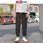 LAPPSTER Мужские Streetwear бегуны Брюки 2019 Mens Hip Hop Black Тренировочные штаны мужчины корейской Fashions Harajuku Карманы Sweatpants 5XL