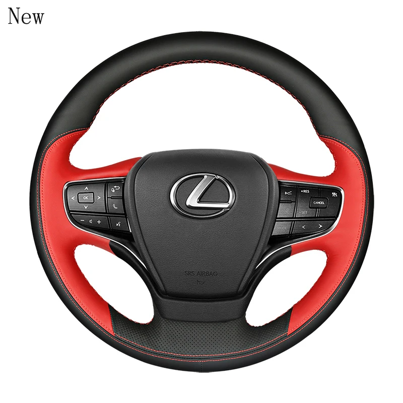 

for Lexus ES200 NX200 RX300 ES300h UX high-quality DIY Hand-Stitched Leather Car Steering Wheel Cover Car Accessories