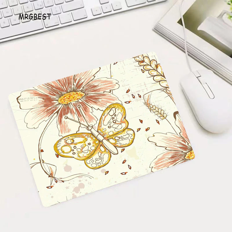 MRGBEST коврики для мыши с винтажным узором теплопередача удобная мягкая резиновая