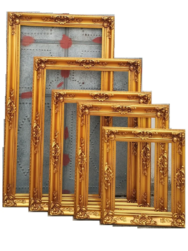 

Solid Wood Oil Painting Frame Living Room Porch Hotel Lobby Decoration Picture Frame Embroidery Diamond Painting Photo Frame