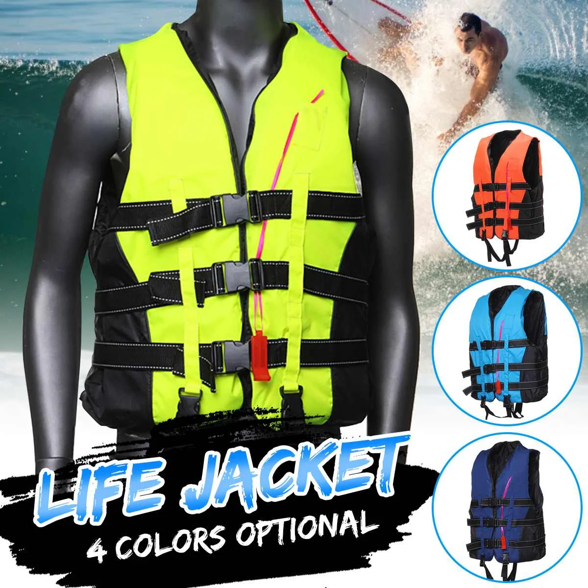 

Professional Life Vest Jackets Swimming Life Vest Adult Chidren Learn Swimming Buoyancy Pool Float Aid Vest Water Sports Safety