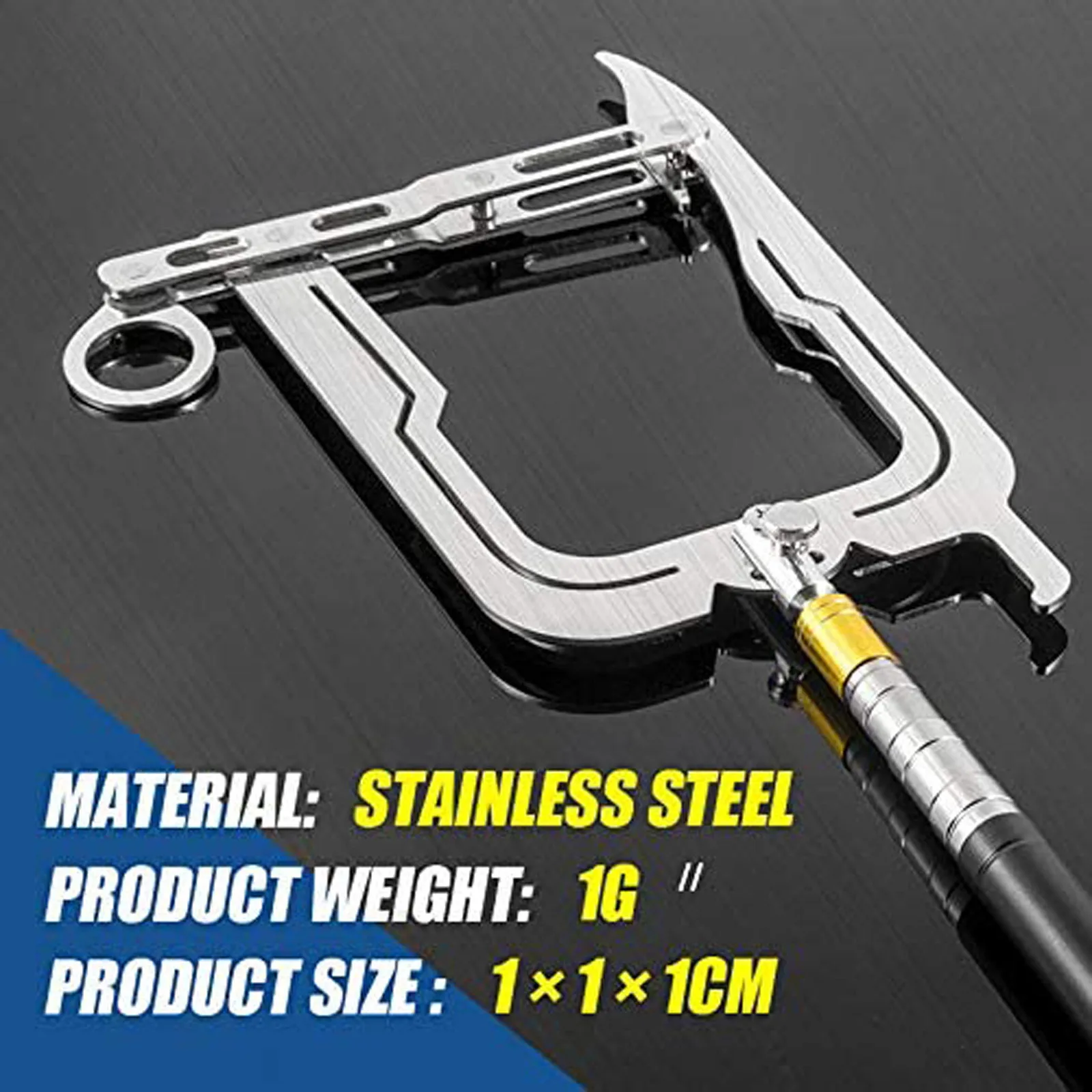 

The Hook Mooring,Easy Long-Distance Threader for Your Home and Outdoor Fishing Pole Reel Boat Hook Threader Boat Hook Accessorie