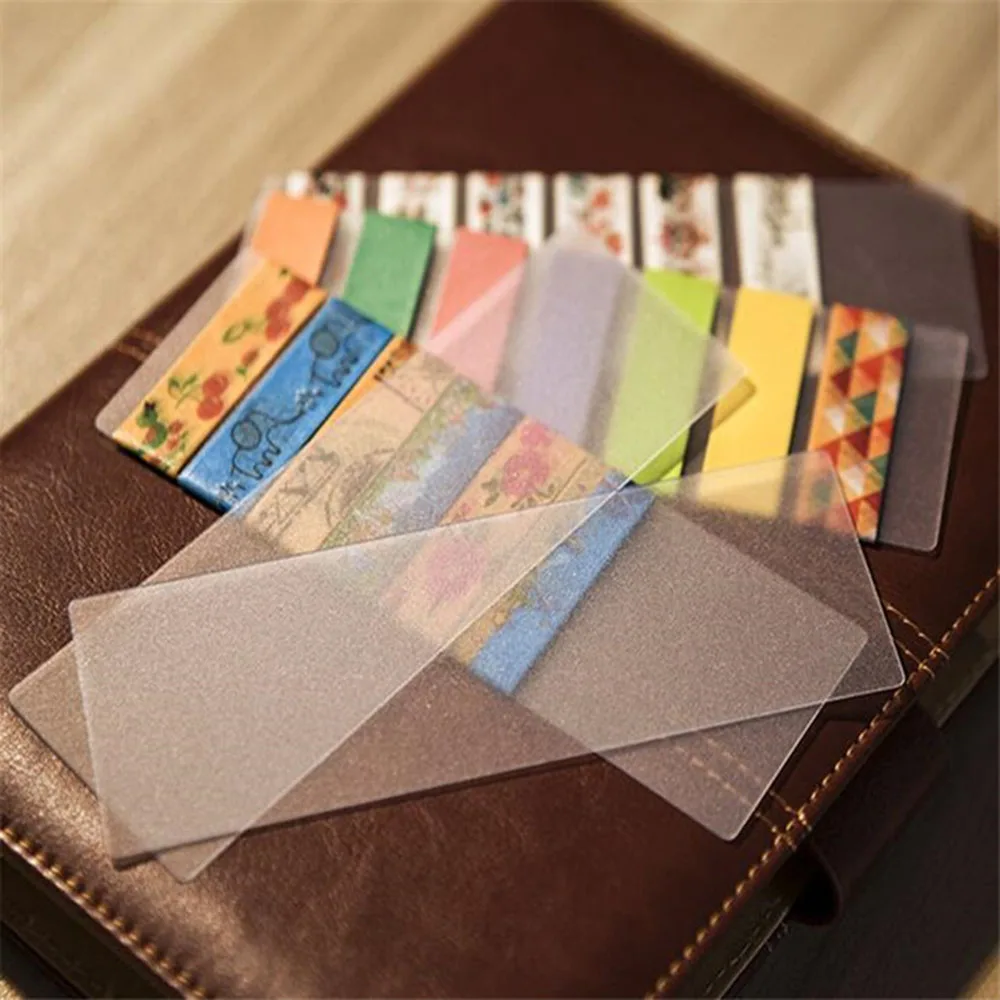 

10 Pcs/Lot DIY Cute Kawaii Frosted PVC Tape Separate Card Lovely Transparent Washi Tape For Home Decoration Office Supplies