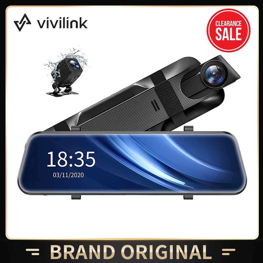 Зеркало видеорегистратор ViviLink V510X 2 5 K 10 дюймов с голосовым