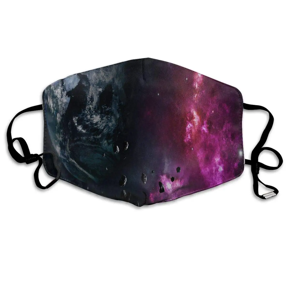 

Dustproof Washable Reusable Galaxy Earth Planet Space Nebula Explosion Mouth Cover Mask Respirator Germ Protective Warm