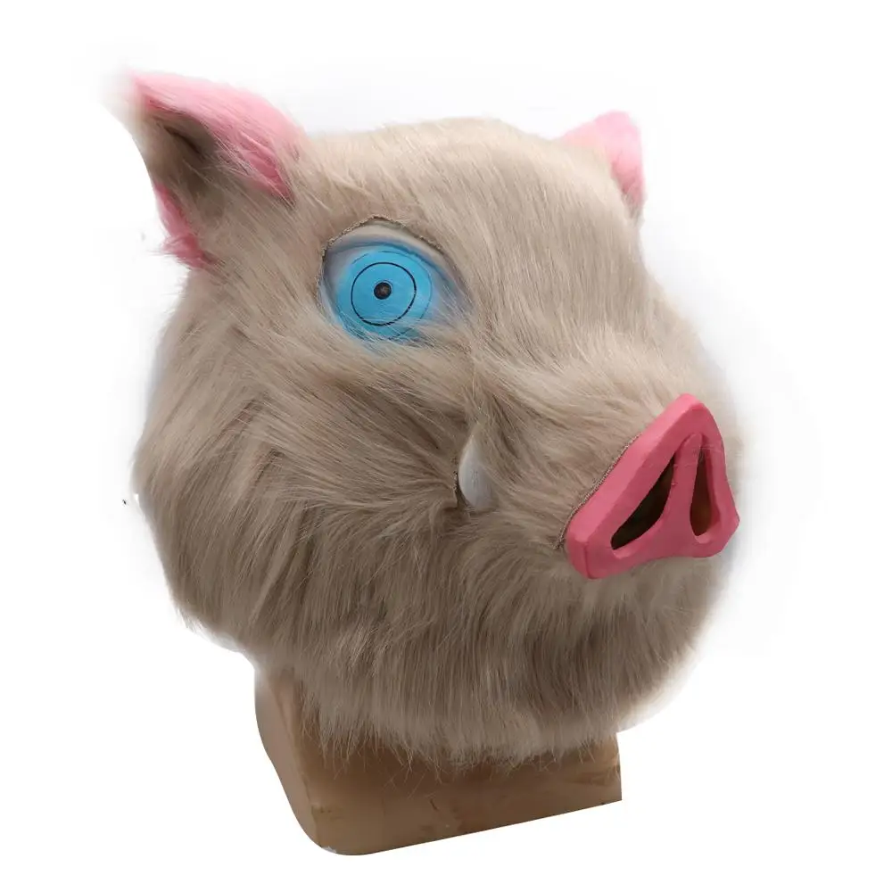 Хлопковая плюшевая маска для косплея шлем из аниме убийца демонов киметацу но