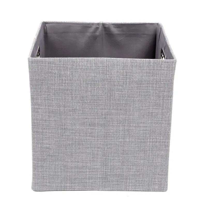 

Linen Cardboard Underwear Cloth Storage Box Miscellaneous Toy Box Folding File Storage Basket