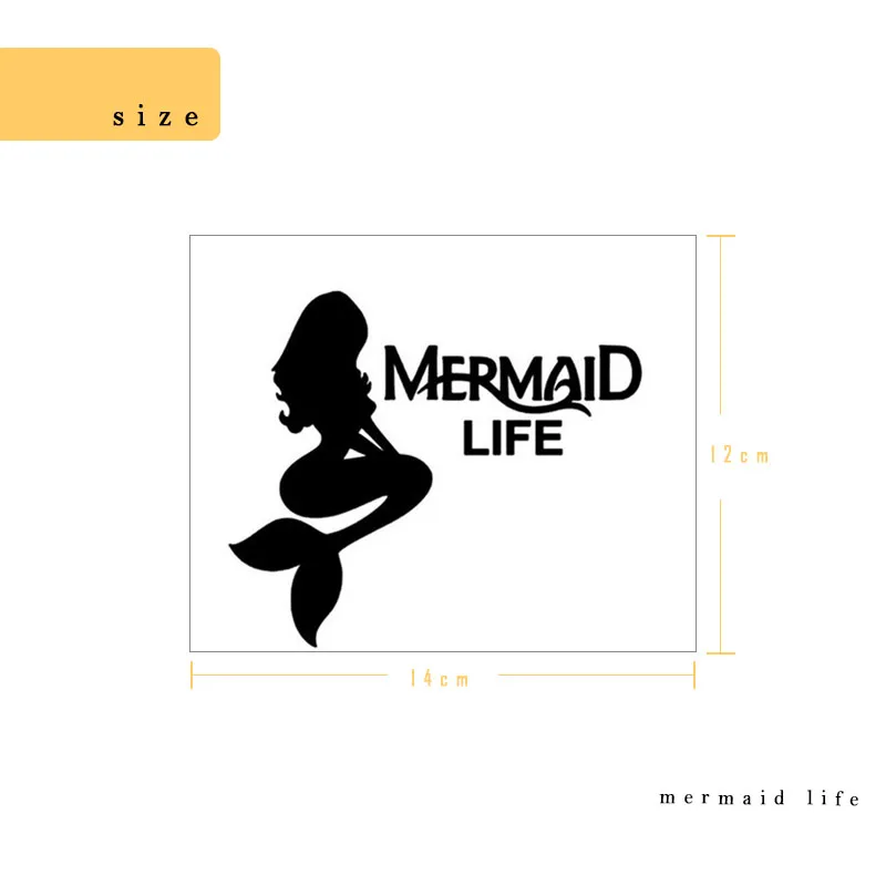 Автомобильные наклейки NOANS русалка на окна и двери для Volkswagen VW Polo Golf 4 5 7 6 Opel Astra h g j