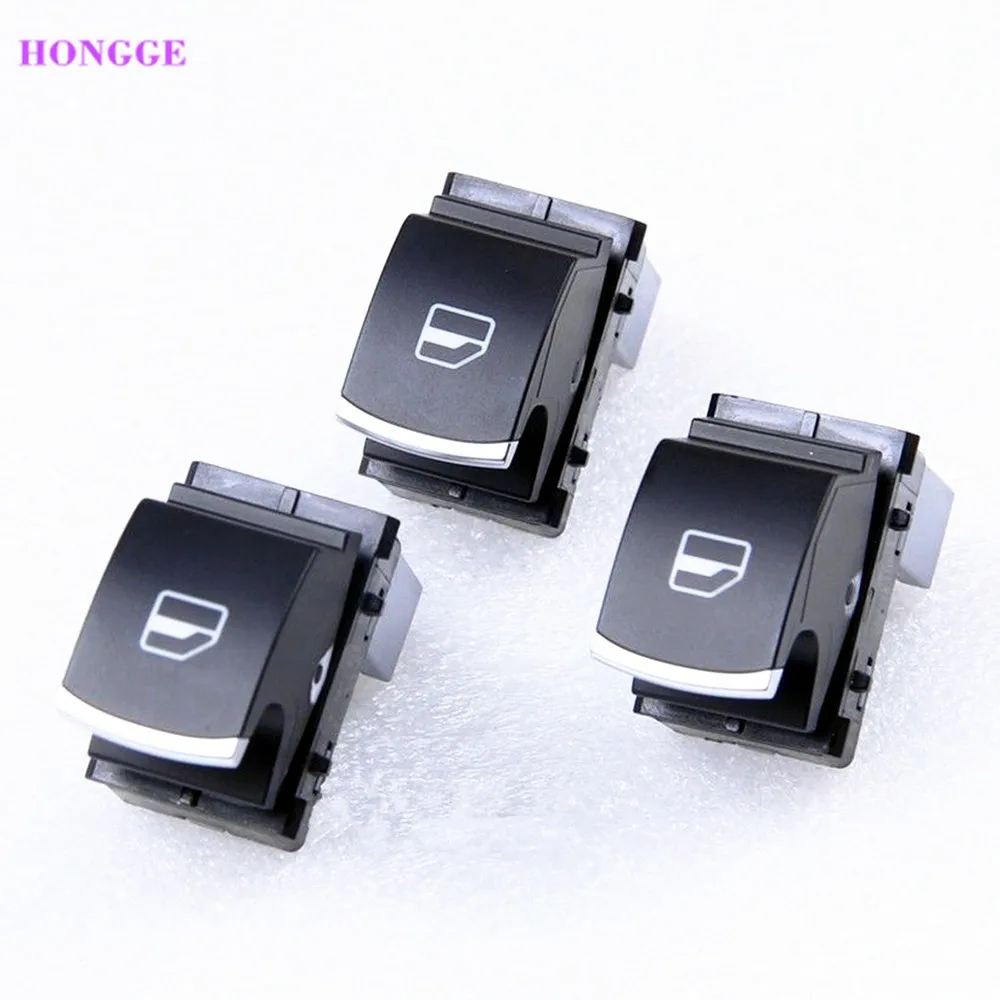 

HONGGE Qty 3 Chrome Passenger Side Window Switch For Golf Passat B6 3C Mk5 Mk6 Rabbit 5ND 959 855 5ND959855