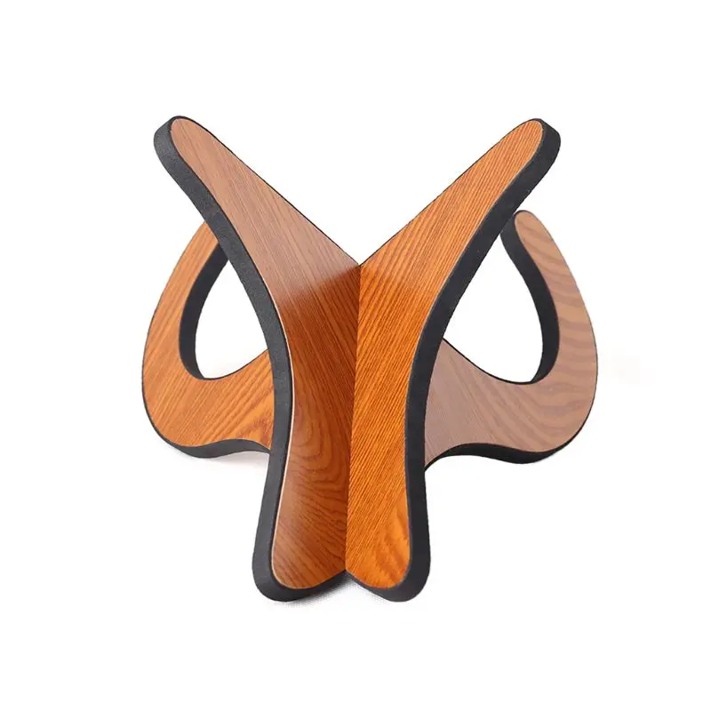 

Foreign trade new Ukulele violin wood portable Small folding guitar bracket stand upright Y51D
