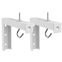 2pcs screen l bracket wall hanging mount adjustable extension spectrum and perfect screen placement up to 66 lbs