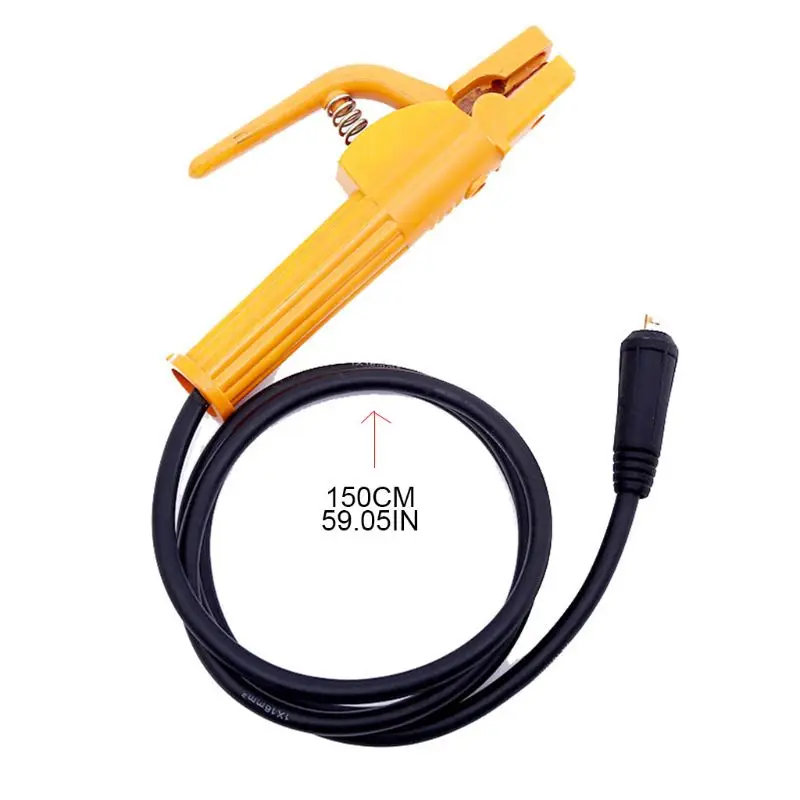

13MA 2Pcs/set 500A 2M Electrode Holder Welder Clamp 300A 1.5M Ground Clamp with Cable Welding Machine Accessories