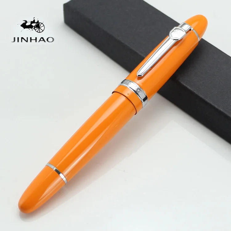 JINHAO 159 новейшие фирменные Канцтовары шариковая ручка серебристая Зажимная
