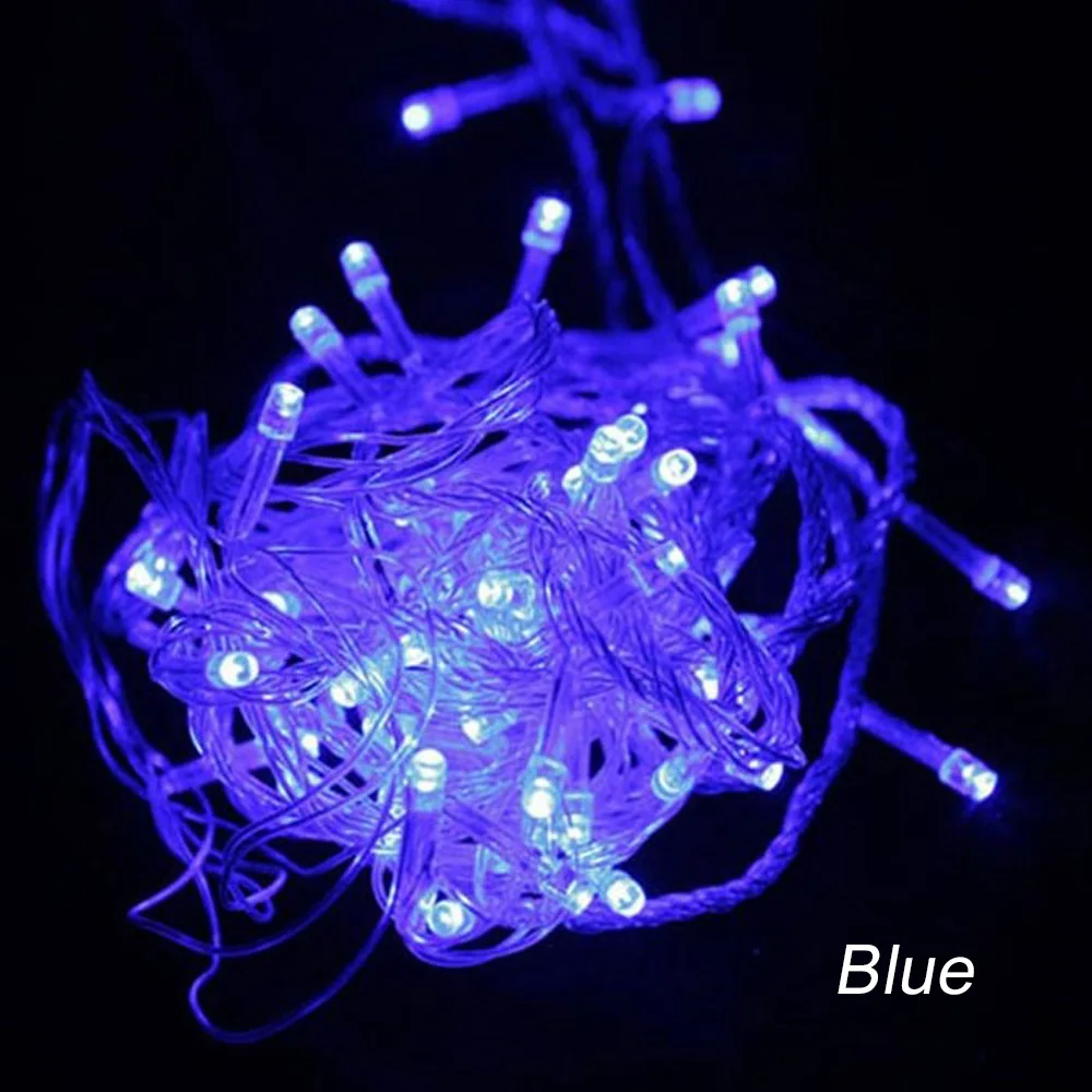 LED String Led Fairy Lights 10M 100LED Landscape Lamp Outdoor Wedding Xmas Decor Starry Romantic 110V Festivals | Лампы и освещение