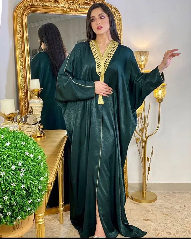 Арабское платье с вышивкой мусульманское бархатное платье абайя хиджаб Vestidos кардиган кимоно длинные халаты Jalabiy Eid Рамадан Исламская Леди