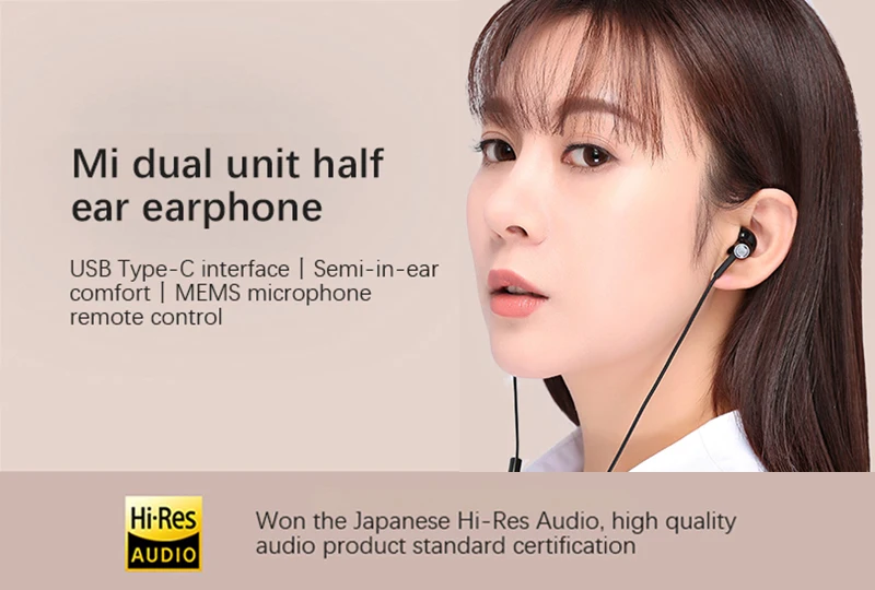 Xiao mi наушники гибридные DC Seo usb type C наушники MEMS с mi crophone проводное управление для mi 9 8 SE A1 6 mi x 2s 2 HUAWEI