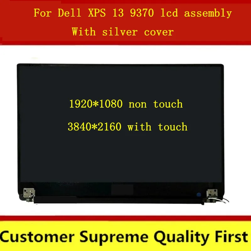 Оригинальный сенсорный ЖК-экран 13 3 дюйма для Dell XPS 9370 дисплей в сборе 1920*1080 FHD 3840*2160
