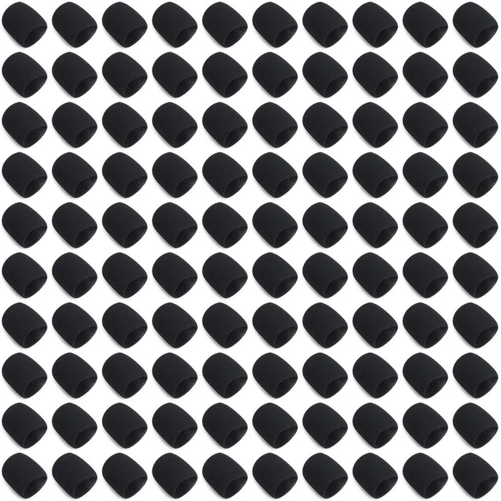 100 шт. Губка микрофона (внутренняя) ветрозащитная Пена Для Shure SM58 SM58S SM58LC BETA58 PG58 SLX24