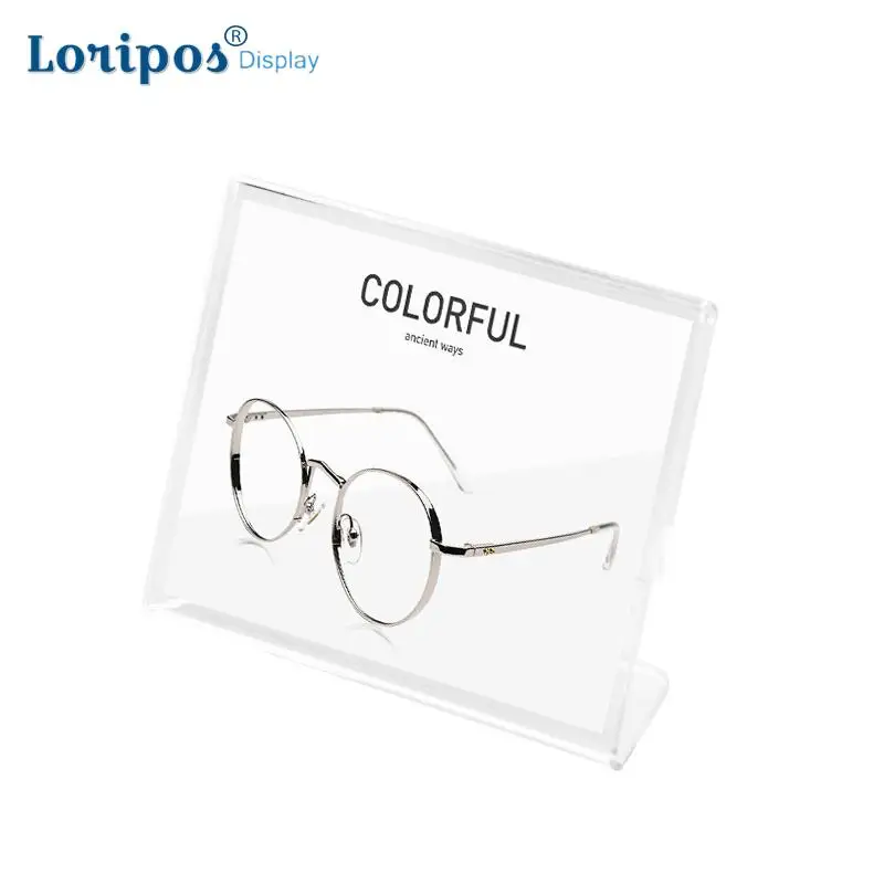 L образная настольная витрина акриловая вертикальная горизонтальная прозрачная