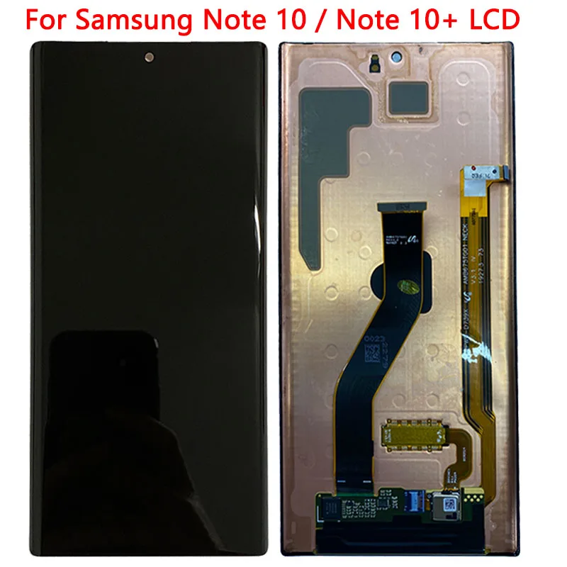 Super AMOLED Note 10 N970 ЖК дисплей для Samsung Plus сенсорный экран N975 N9750/DS дигитайзер в сборе