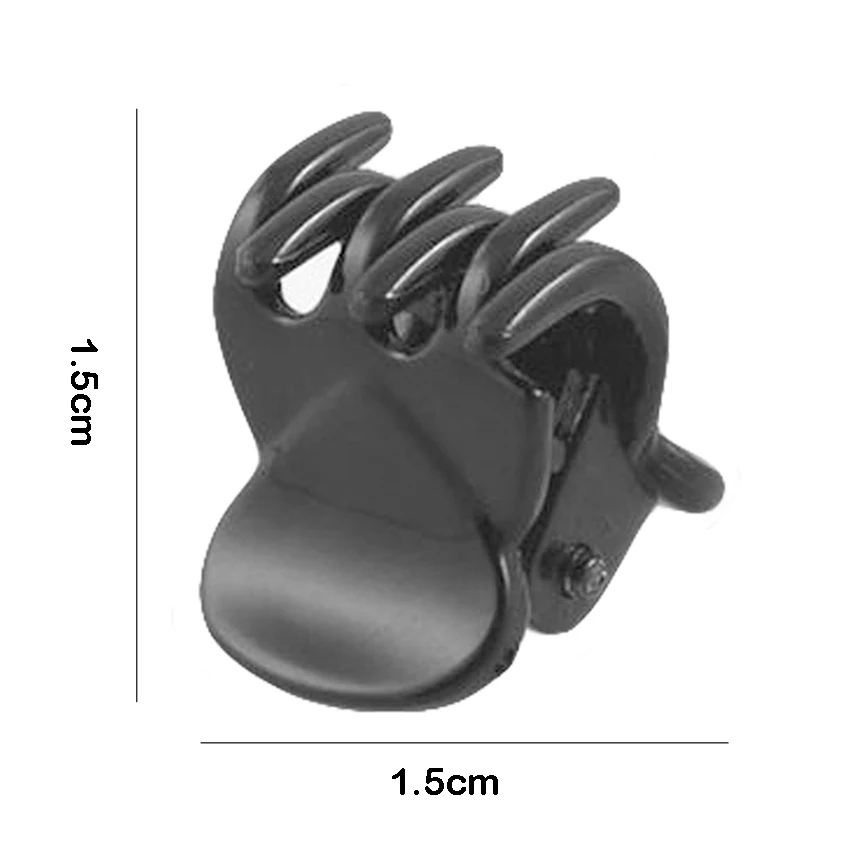 Маленькие пластиковые заколки-крабы для волос 12 шт./компл. мини-зажимы женщин