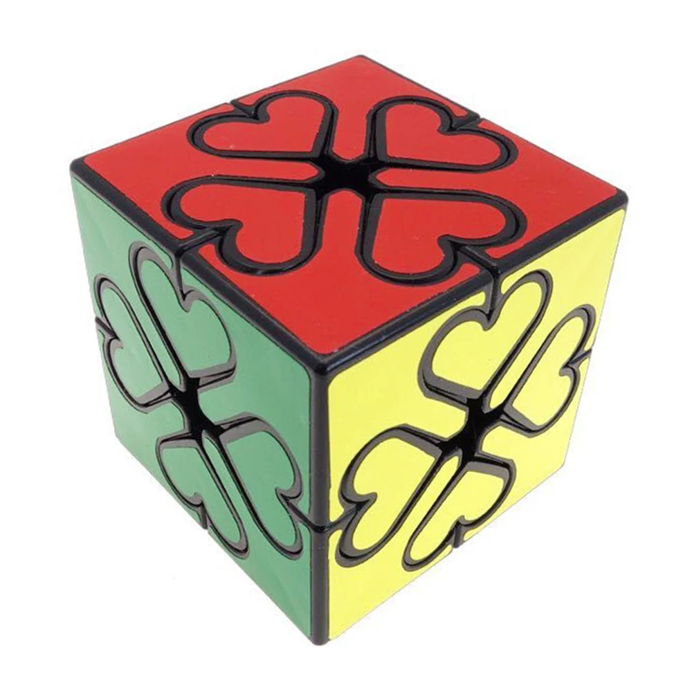 

Lanlan Шестерня в форме сердца магический куб скоростная головоломка игровые кубики обучающие игрушки для детей подарок на день рождения