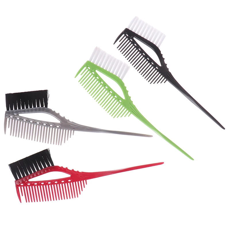 

1PCS Pro DIY Hair Dye Brushes Comb with Brush Barber Accessories Salon Tint Hairdressing Styling Double-sided Hair Color Tools