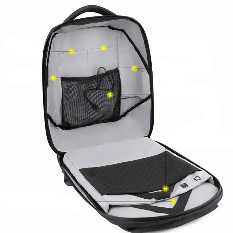 

SOLLED WiFi Version APP LED Screen Advertising Backpack Display Bag Waterproof DIY Dynamic City Backpack for Walking
