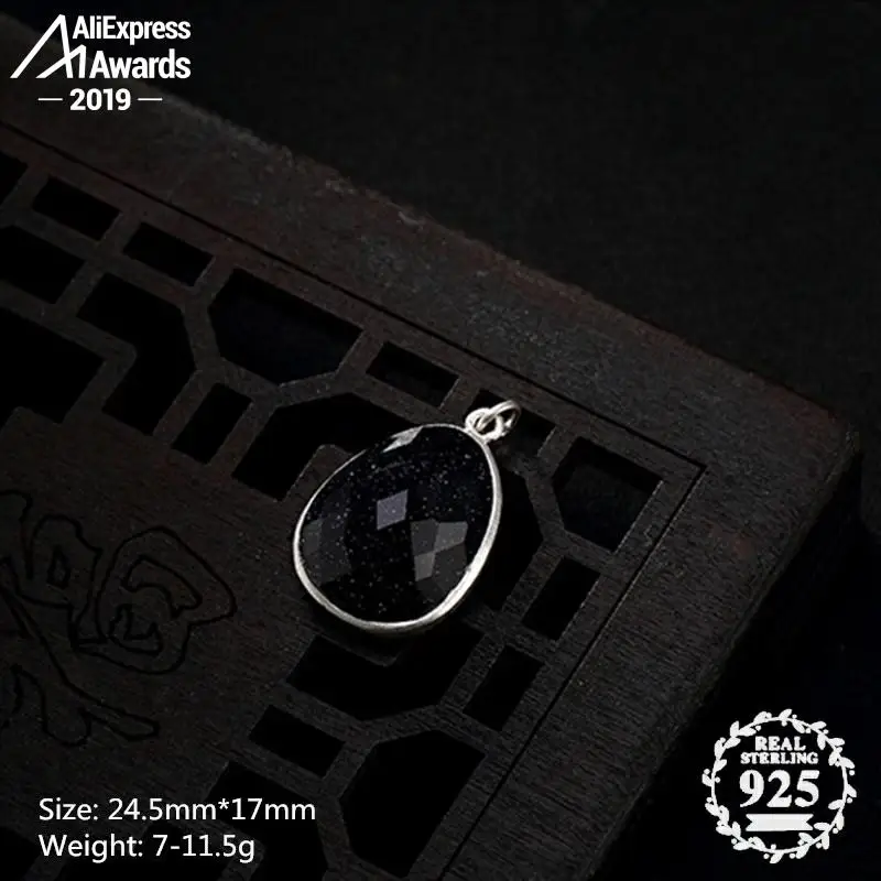 Не подделка Польша S925 магазин изысканных антикварных магазинов Сапфировая