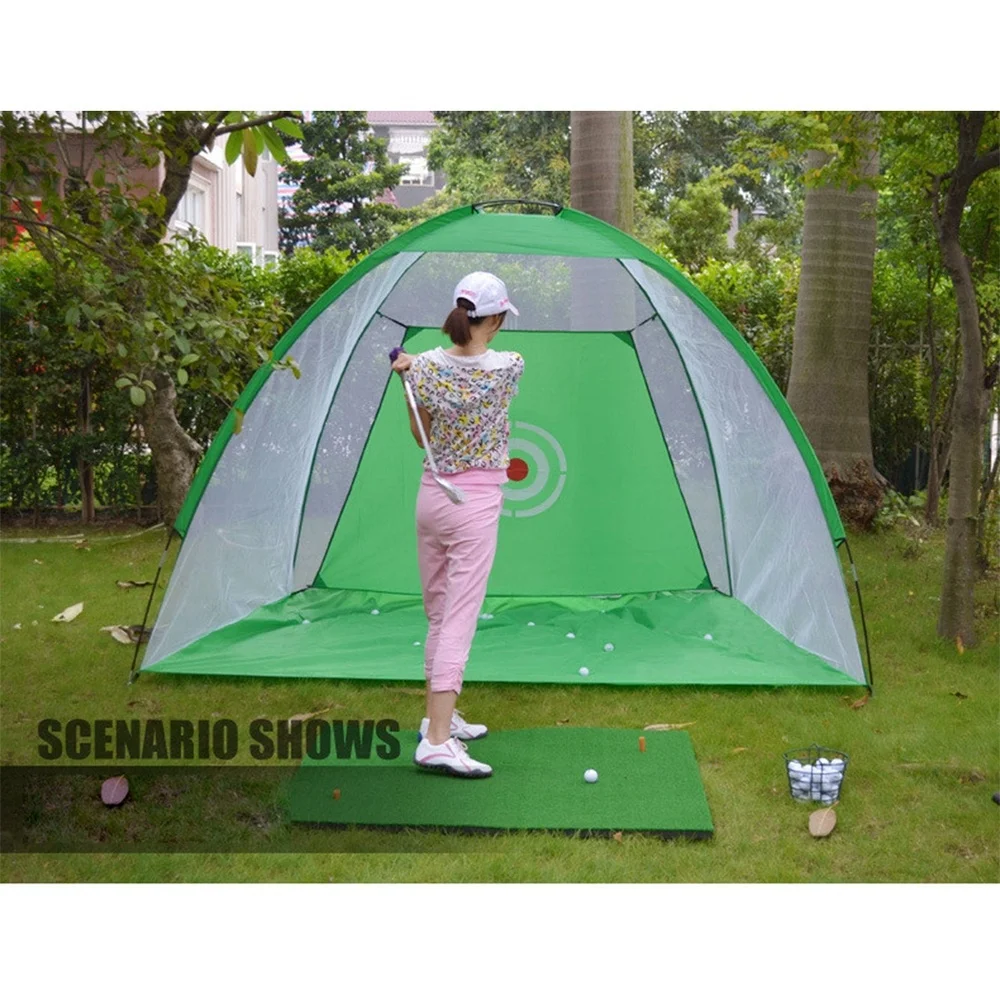 

Foldable Outdoor Indoor Net Cage Hitting Net Driving Chipping Practice Net Training Aid