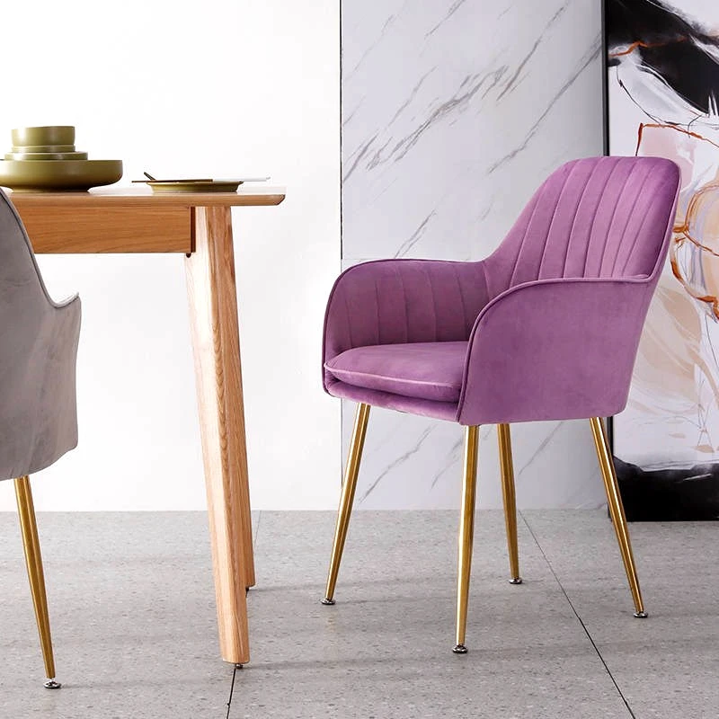 

Modern Design Padded Dining Chair Fashion Clear Living Room Leisure Chair Furniture Loft Chair