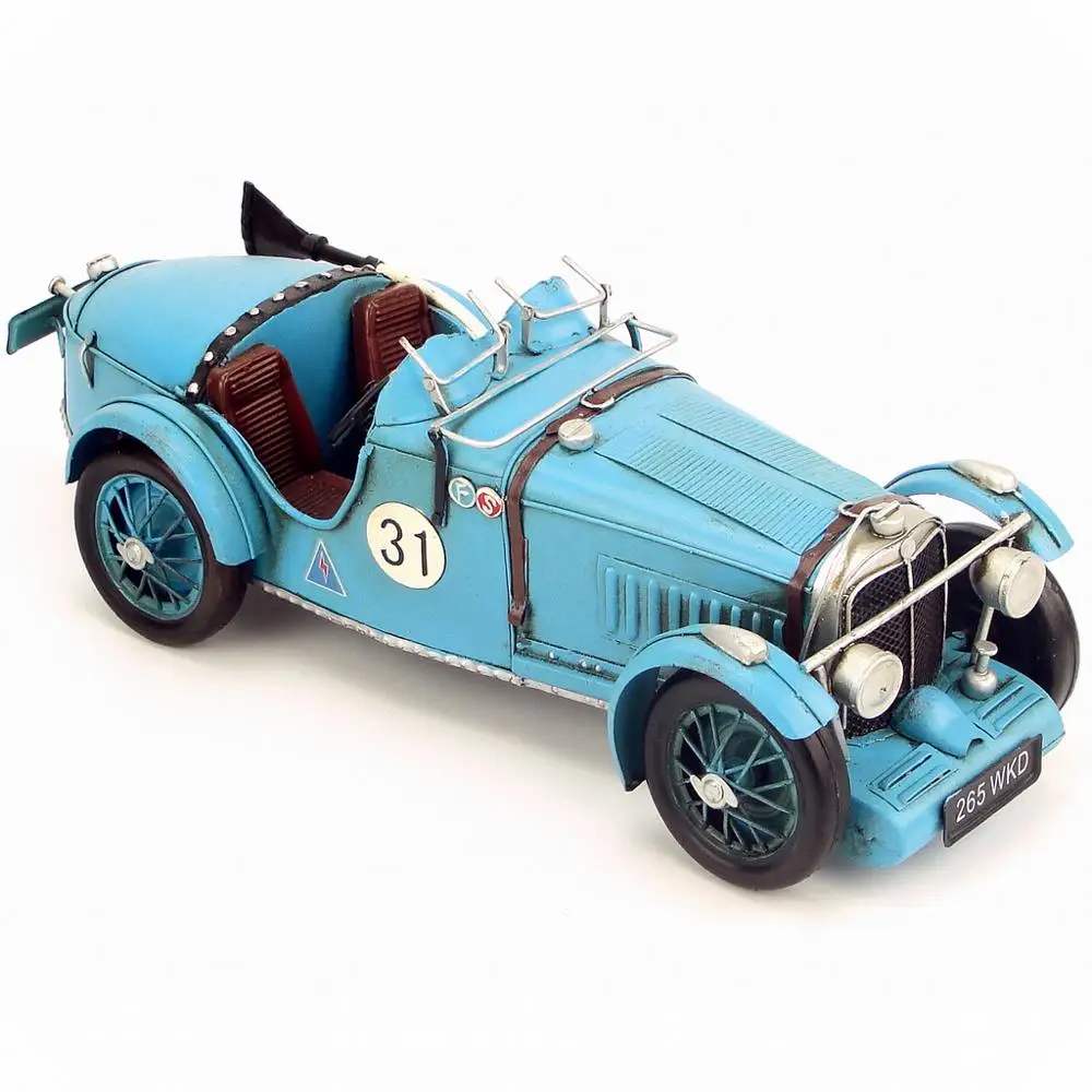 Американский Винтаж 1933 roadster предметы интерьера mg Железный винтажный автомобиль