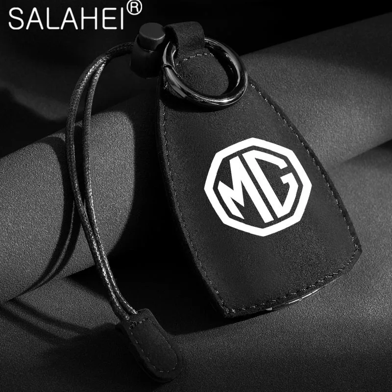 

Car Key Holder Housekeeper Covers Bag Keychain Organizer Cover For MORRIS GARAGE MG 550 3 5 6 7 TF ZT ZR 42 ZS HS RX5 GS GT SUV