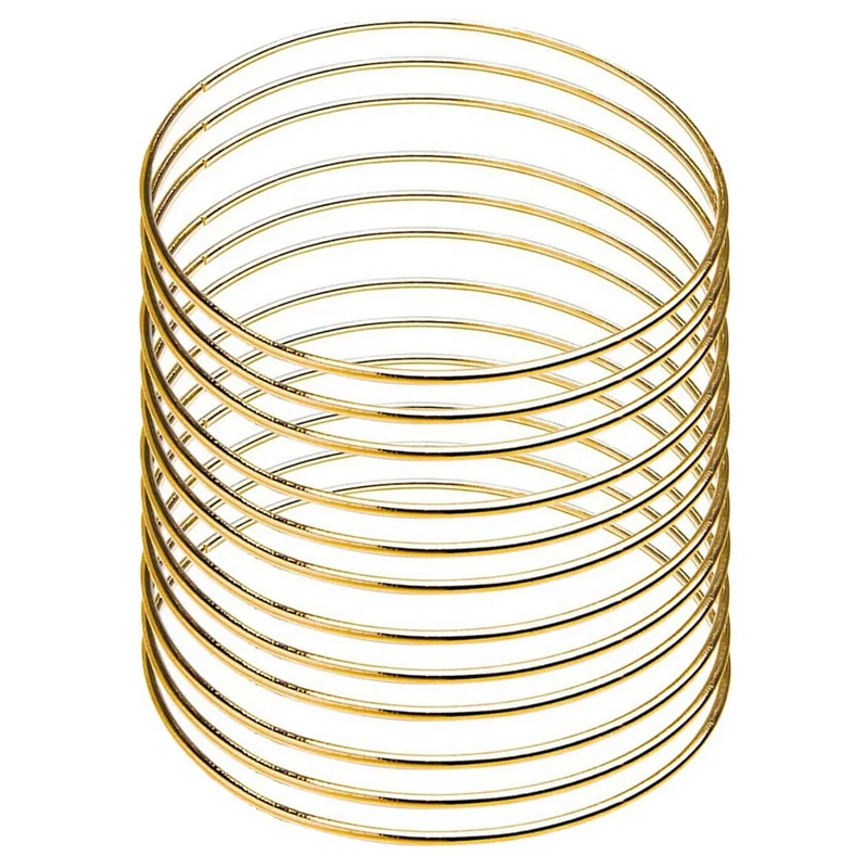12 шт. 5 дюймов золотые металлические кольца Ловец снов | Дом и сад