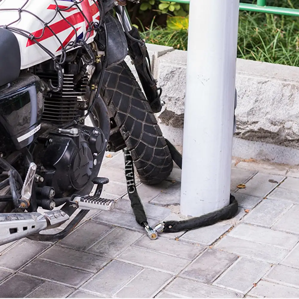 Замок на велосипедную цепь прочная защита от кражи для езды велосипеде и