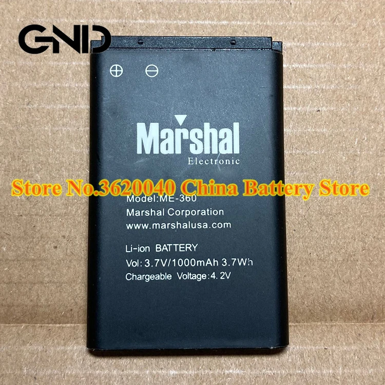 GND 3 7 V 1000 мА/ч 3.7Wh ME-360 замена Батарея для маршала batteria новый мобильный телефон