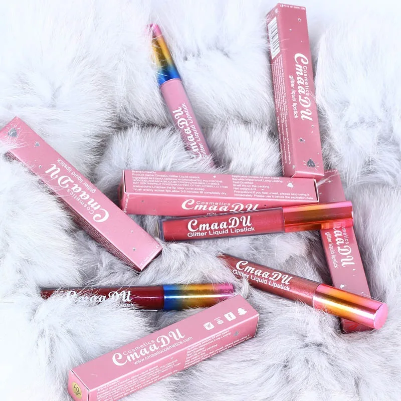 6 видов цветов Блеск для губ длительное блестящие блеск Матовая жидкая помада