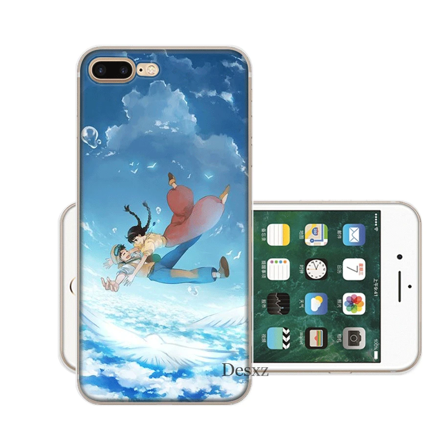 Мобильный телефон чехол для iPhone 11 Pro XR X XS Max 7 8 6 6s Plus 5 5S SE Laputa Castle In The Sky Shell |