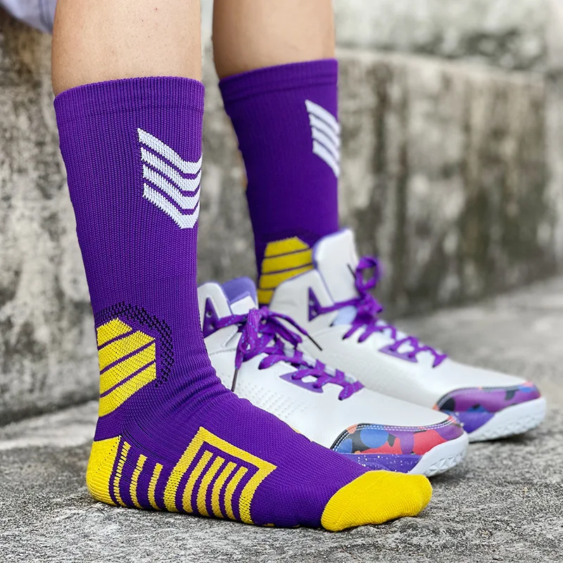 Professional Super Star Basketball Socks Elite Thick Sports Socks Non-slip Durable Skateboard Towel Bottom Stocking Socks