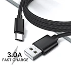 Кабель Micro USB для Android, 3A, кабель для быстрой зарядки и передачи данных для Samsung S20, Huawei P40, Xiaomi Redmi