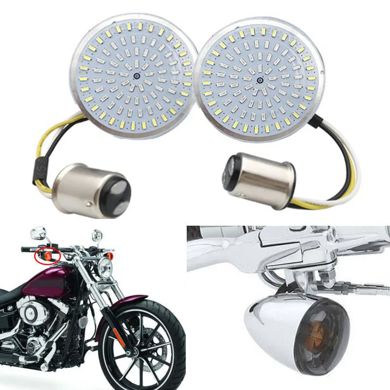 Аксессуары для мотоциклов указатель поворота светильник 1156 1157 светодиодный