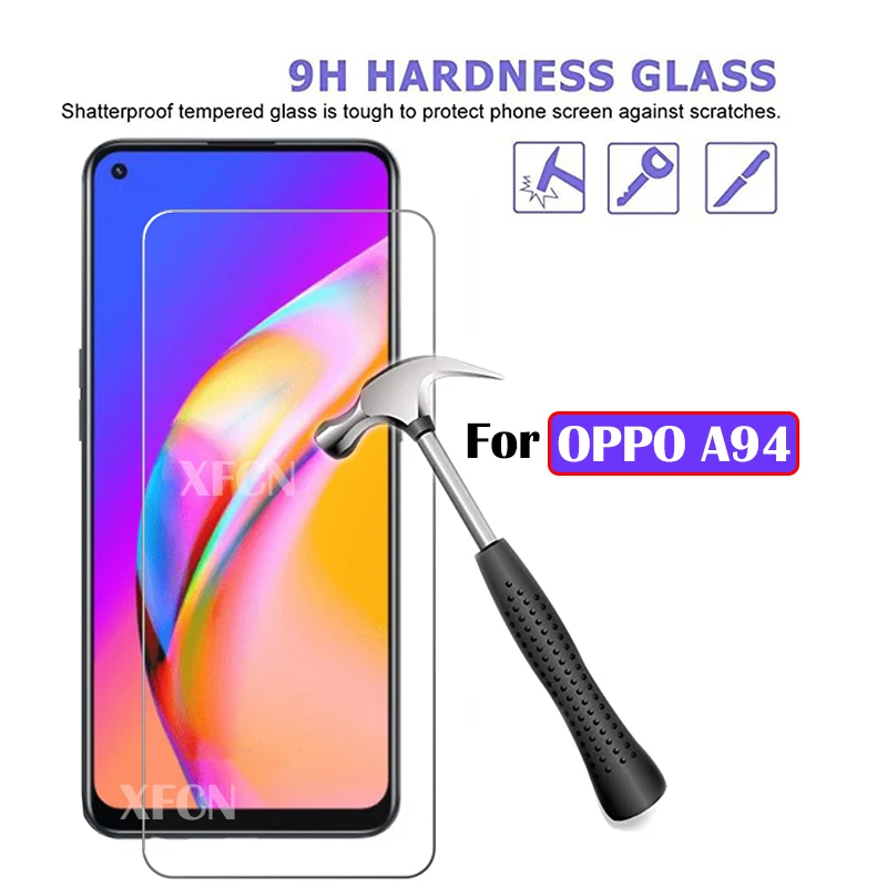 

9H 2.5D Tempered Glass Screen Protector For OPPO A94 6.43" Smartphone Protective Film For Oppo A 94 94a Oppoa94 Glas Accessories