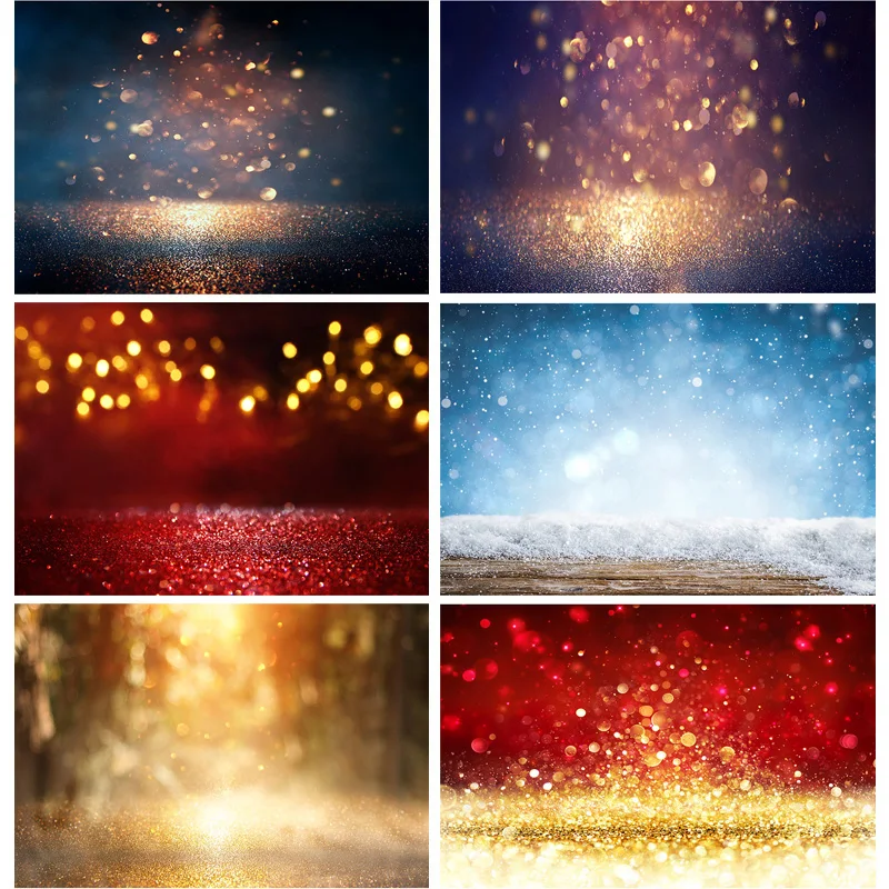 

Vinyl Abstract Bokeh Photography Backdrops Glitter Facula Light Spot Photo Background Studio Photocalls Props 21318 GBT-71