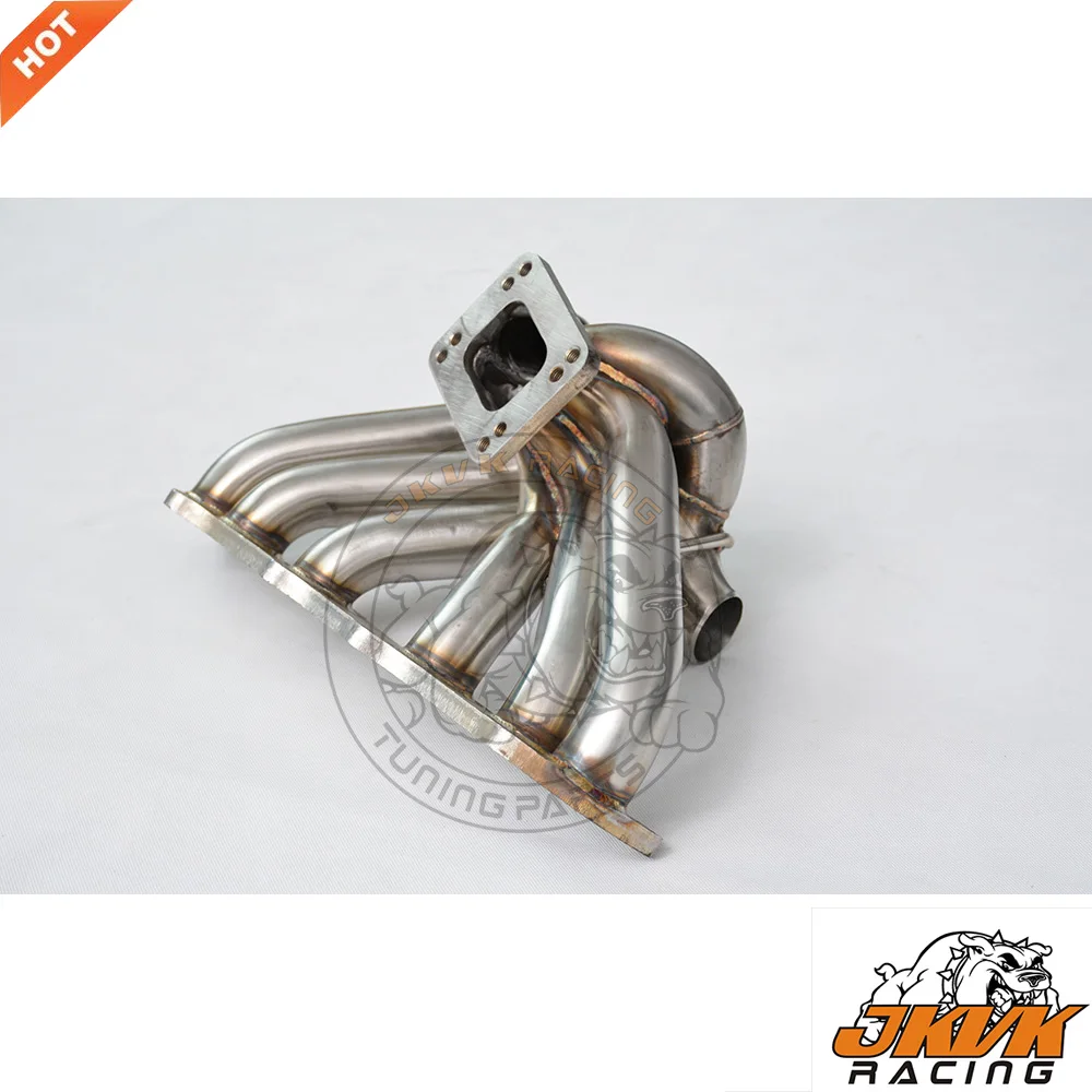 JKVK RACEING 3 мм Паровая труба T3/T4 турбо коллектор для Toy ot 1JZGTE 1JZ VVTi + 44 V полоса