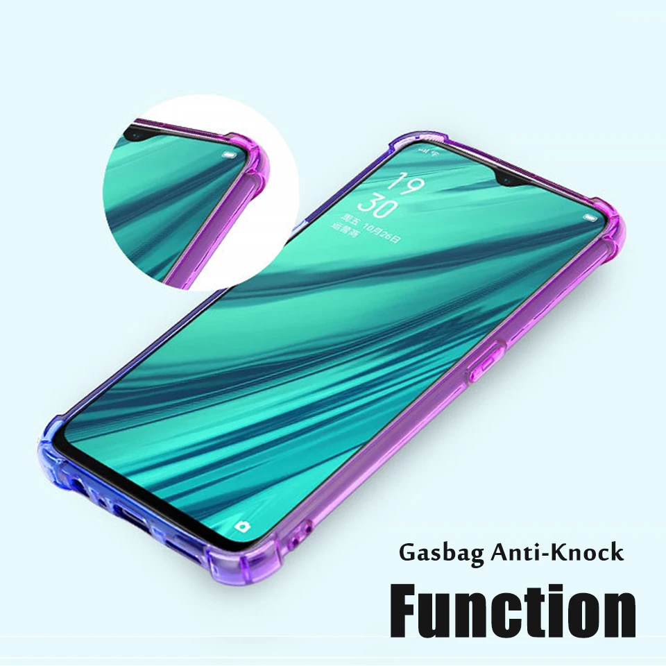 Постепенное изменение цвета для oppo A83 A71 чехол F1S A59 защитная задняя крышка