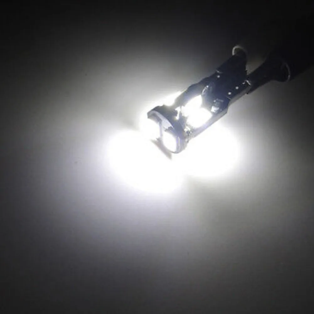 

10Pcs W5W LED T10 Led Canbus 168 194 LED Bulb 10SMD Car Side Marker Light License Plate Lamp White 12V Car Accessories