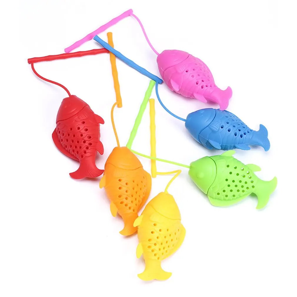Kawaii Cute Fish Shape Tea Strainer Silicone Interesting Infuser Filter Teapot For Coffee Drinkware | Дом и сад